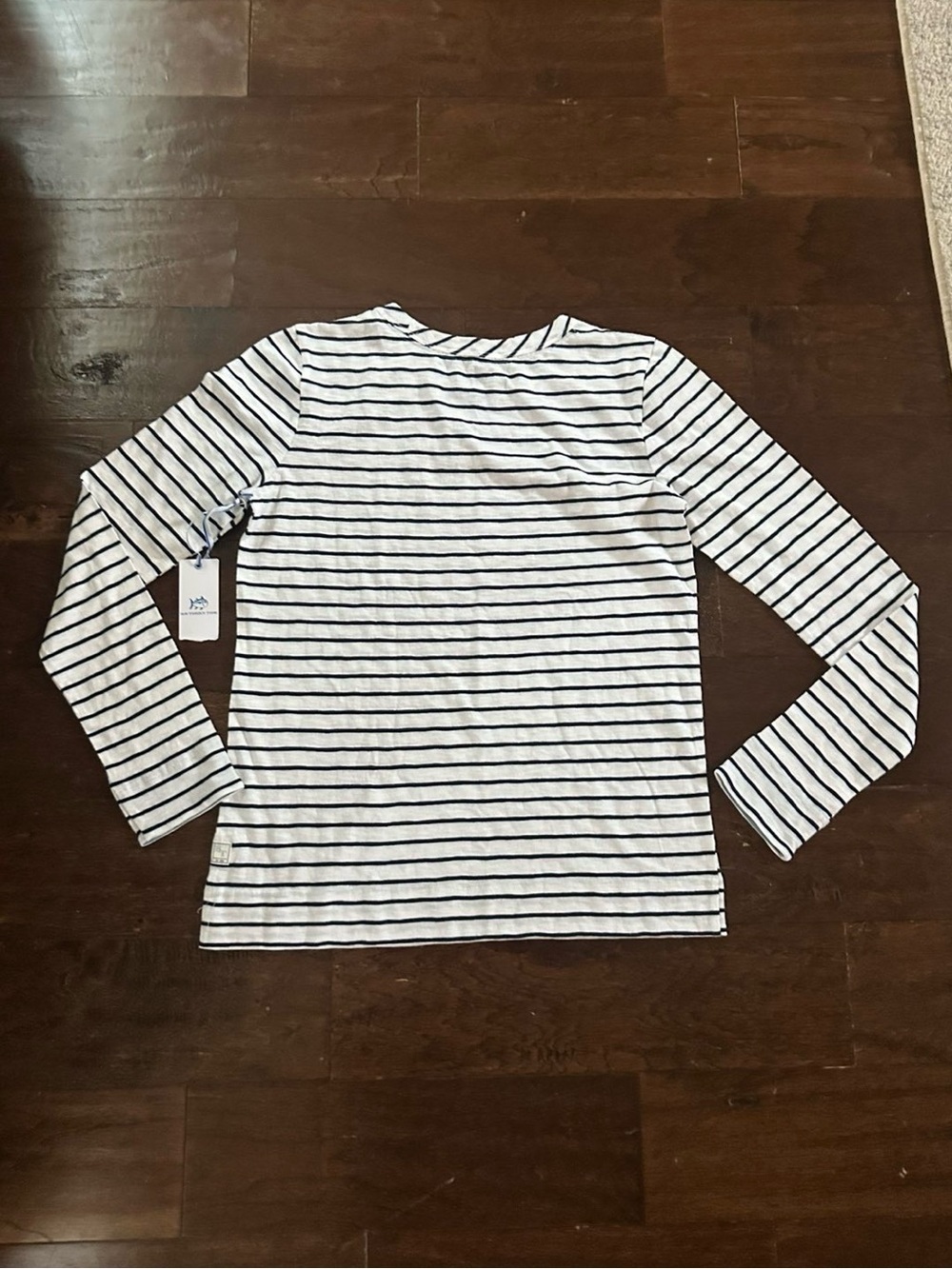 Southern Tide Kimmy Stripe Crewneck Long Sleeve
Tee  Navy/White size S-NWT - Picture 3 of 10
